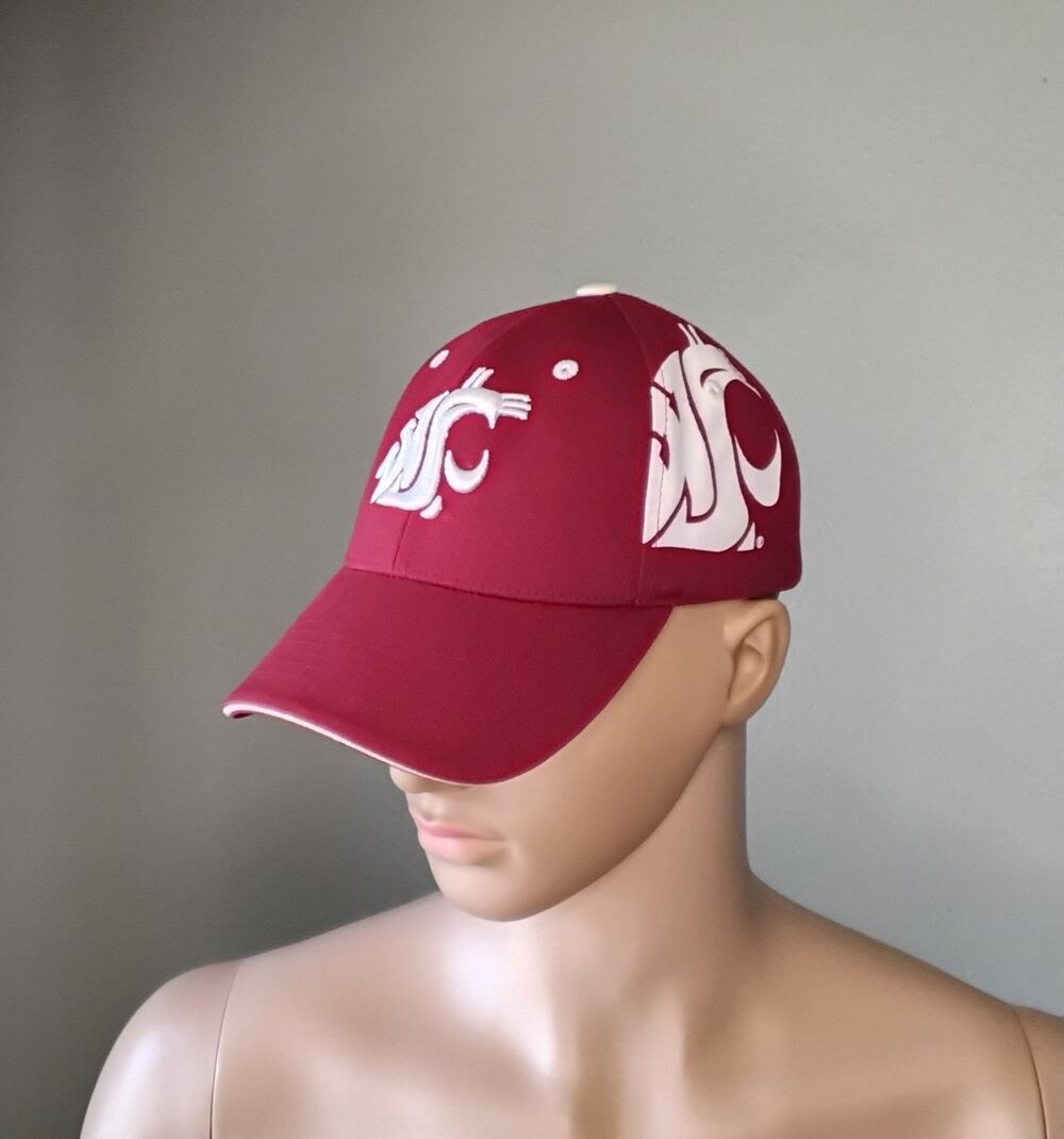 Washington State Cougars Hat Cap Strap Back Mens One Size Red NCAA Captivating